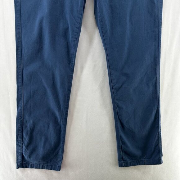 English Laundry Chino Pants Mens Sz 32x32 Flat Front Straight Leg Stretchy Blue - Picture 6 of 12